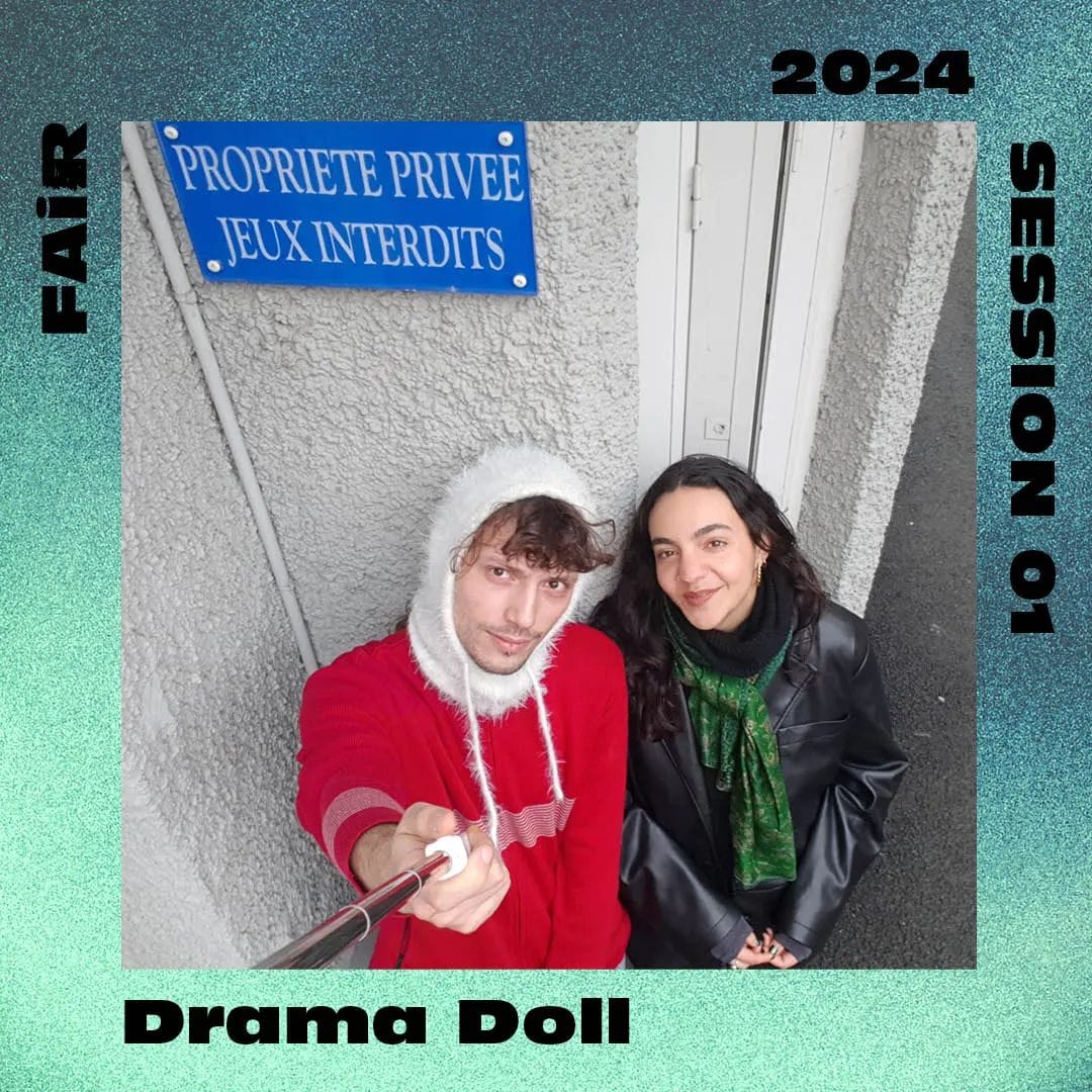 Selfie picture of music duo Drama Doll